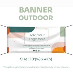 Banner Outdoor 10'(w)  x 4'(h)