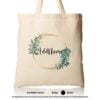 TOTE BAG 01 FLOWER 05 Mockup Biege