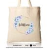 TOTE BAG 01 FLOWER 06 Mockup Biege