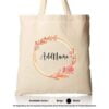 TOTE BAG 01 FLOWER 09 Mockup Biege