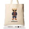 Tote Bag 01 Teady Bear 26 Mockup Biege