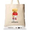 Tote Bag 01 Teady Bear 36 Mockup Biege