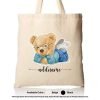 Tote Bag 01 Teady Bear 38 Mockup Biege