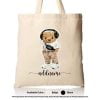 Tote Bag 01 Teady Bear 51 Mockup Biege