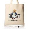 Tote Bag 01 Teady Bear 55 Mockup Biege