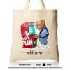 Tote Bag 01 Teady Bear 60 Mockup Biege