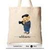 Tote Bag 01 Teady Bear 65 Mockup Biege