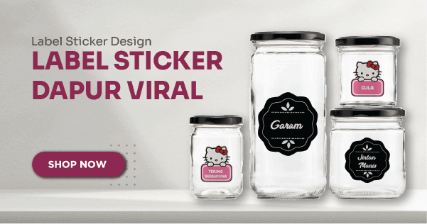WEBSITE BANNER STICKER Dapur