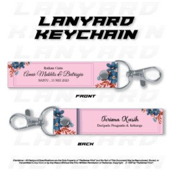 Lanyard Keychain Wedding LKW115