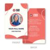 ID Card Design IDC158 3
