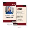 ID Card Design IDC162 3
