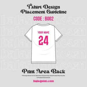 T Shirt Design Placement Guide Back B002 1