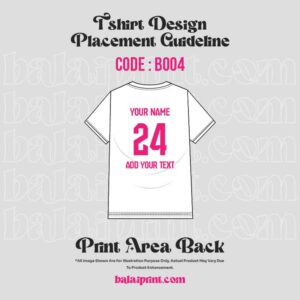 T Shirt Design Placement Guide Back B004 1