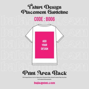 T Shirt Design Placement Guide Back B006 1