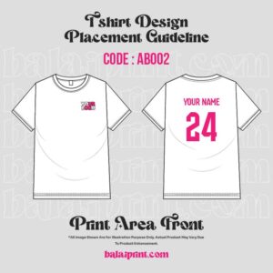 T Shirt Design Placement Guide Front Back