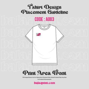 T Shirt Design Placement Guide Front A003 1