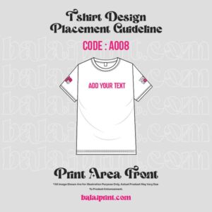 T Shirt Design Placement Guide Front A008 1