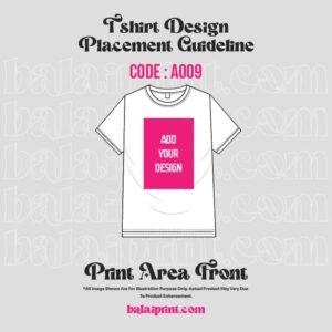 T Shirt Design Placement Guide Front A009 1
