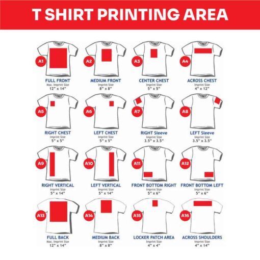 T Shirt Placement Printing 1