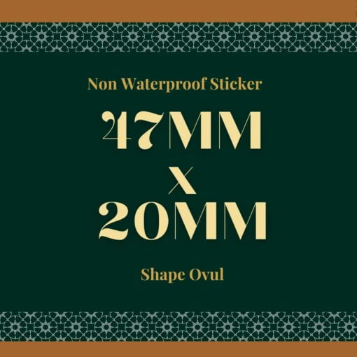 Non Waterproof Sticker