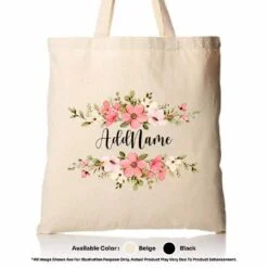 Tote Bag #01 Flower Frame_02