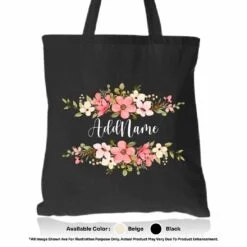 Alternative view of Tote Bag #01 Flower Frame_02