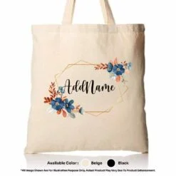 Tote Bag #01 Flower Frame_03