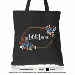 Alternative view of Tote Bag #01 Flower Frame_03
