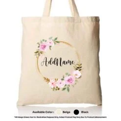 Tote Bag #01 Flower Frame_04