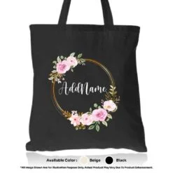 Alternative view of Tote Bag #01 Flower Frame_04
