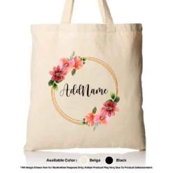Tote Bag #01 Flower Frame_08