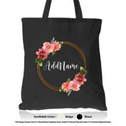 Alternative view of Tote Bag #01 Flower Frame_08