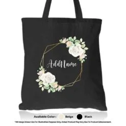 Alternative view of Tote Bag #01 Flower Frame_10