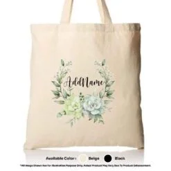 Tote Bag #01 Flower Frame_12