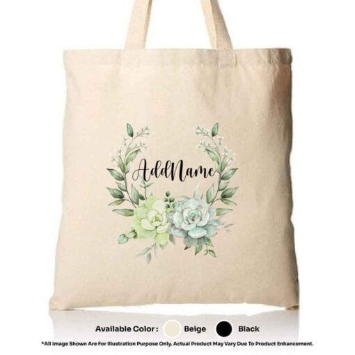 Tote Bag #01 Flower Frame_12
