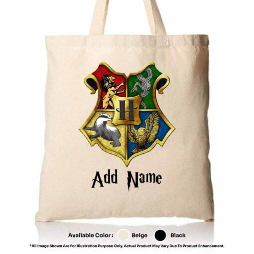 Tote Bag Harry Potter 01 Mockup Biege