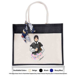 Jute Bag A3L 01 Muslimah 09 Mockup Black 1