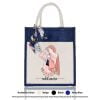 Jute Bag A4 01 Muslimah 03 Mockup Navy Blue