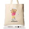 Tote Bag 01 Teady Bear 23 Mockup Biege