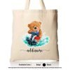 Tote Bag 01 Teady Bear 30 Mockup Biege