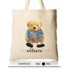 Tote Bag 01 Teady Bear 35 Mockup Biege