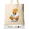 Tote Bag 01 Teady Bear 37 Mockup Biege