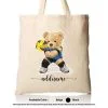 Tote Bag 01 Teady Bear 45 Mockup Biege