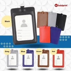 PU Leather Card Holder Double Sided
