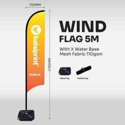 Wind Flag 5M WFWB