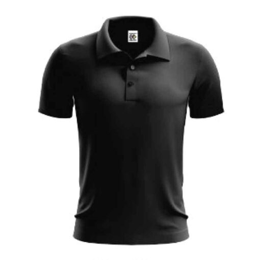 Eight Square T shirts Polo Dryfit Black