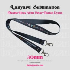 LANYARD 30MM DOUBLE HOOK