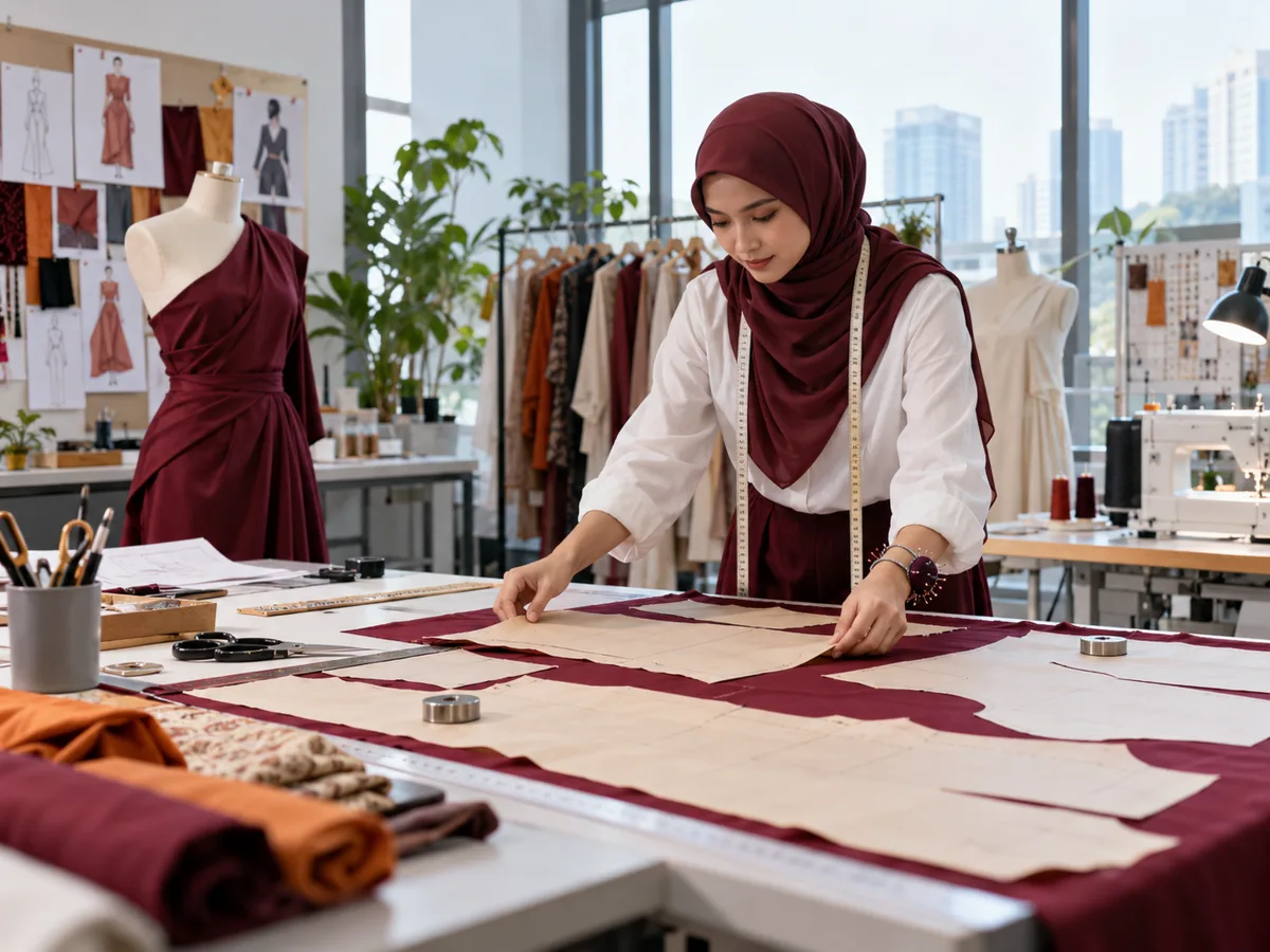Ilustrasi kerjaya: Fashion Designer
