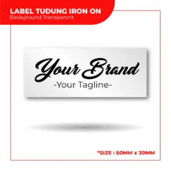 Label Tudung Iron On BT02