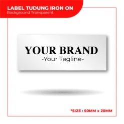 Label Tudung Iron On BT03